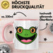 Frosch Tier Tasse Geschenk Lustige Geschenkidee Spruch Rosa Trendation