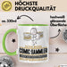 Comic-Sammler Geschenk Tasse Ich Bin Comic-Sammler Aber Sag Doch Einfach Superheld Lustige Geschenkdiee für Comic-Sammler Kaffee-Becher Grün Trendation