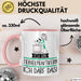 Geschenk für Tierheilpraktikerin Tasse Lustige Geschenkidee Geburtstag Ich Bin Tierheilpraktikerin Ich Darf Das Rosa Trendation
