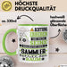 Sammler Geschenk Tasse Lustiger Spruch Erheben Sie Sich Der Sammler Betritt den Raum Grün Trendation