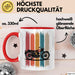 Retro Motorrad Tasse Geschenk Lustige Geschenkidee Spruch Rot Trendation