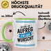 Deutschland München Bayern Bayerisch Tasse Geschenk Lustige Geschenkidee Spruch Bevor I Mi Aufreg Is Ma Liaba Wurscht Grün Trendation