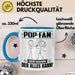 Pop-Fan Tasse Geschenk für Pop-Fan Der Mann Der Alles Kann Geschenkidee zum Geburtstag Blau Trendation