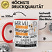 Haustier-Modedesignerin Tasse Geschenk Spruch Wer Will Schon Prinzessin Sein Wenn Man Auch Haustier-Modedesignerin Sein Kann Rot Trendation