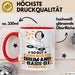 Drum-and-Bass-DJ Geschenk Tasse So Gut Kann Nur Ein Drum-and-Bass-DJ Aussehen Geschenkidee Kaffee-Becher Rot Trendation