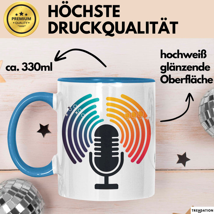 Motivationsredner Tasse Geschenkidee für Publikum Inspirator Blau Trendation