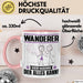 Wanderer Tasse Geschenk für Wanderer Der Mann Der Alles Kann Geschenkidee zum Geburtstag Rosa Trendation