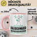Halbschwäger Geschenk Tasse Ich Bin Halbschwäger Aber Sag Doch Einfach Superheld Lustige Geschenkdiee für Halbschwäger Kaffee-Becher Rosa Trendation
