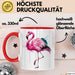 Flamingo Tier Tasse Geschenk Lustige Geschenkidee Spruch Rot Trendation