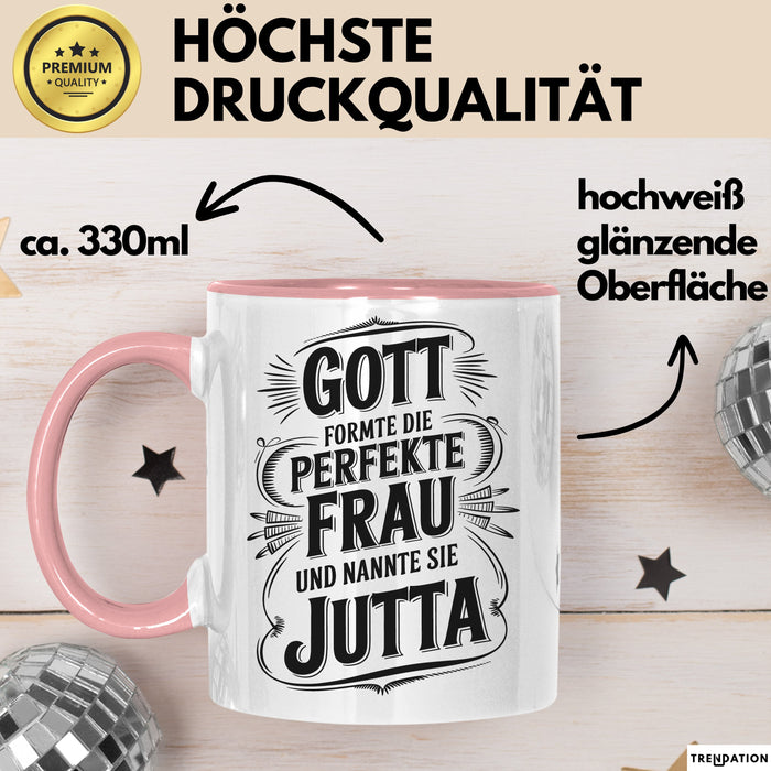 Jutta Tasse Geschenk Gott Formte Die Perfekte Frau Jutta Geschenkidee