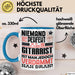 Gitarrist Geschenk Tasse Lustige Geschenkidee für Gitarrist Geburtstag Kaffee-Becher Niemand Ist Perfekt Aber Als Gitarrist Ist Man Nah Dran Blau Trendation