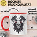 Metalhead Tasse Geschenkidee für Heavy Metal Fans Rot Trendation