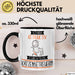 Katzenbetreuerin Tasse Geschenk Becher Stark Attraktiv Furchtlos Katzenbetreuerin Lustige Geschenkidee Trendation
