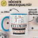 Kellnerin Weil Es Keinen Schöneren Beruf Gibt Tasse Geschenk für Eine Kellnerin Lustig Blau Trendation