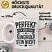 Ingrid Tasse Geschenk Perfekt Sein Kann Jeder Geschenkidee Geburtstag Weiß Trendation
