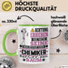 Chemiker Geschenk Tasse Lustiger Spruch Erheben Sie Sich Der Chemiker Betritt den Raum Grün Trendation