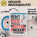 Boxer Geschenk Lustiger Spruch für Boxer Geschenkidee Bester Boxer Der Welt Blau Trendation