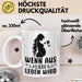 Schwangerschaft Tasse Geschenk Wenn Aus Liebe Leben Wird Geschenkidee Schwangere Frau Weiß Trendation