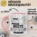Beste Reitsportlerin Der Welt Tasse Geschenk für Eine Reitsportlerin Geprüft Und Sicher Geschenkidee Geburtstag Weihnachten Rosa Trendation