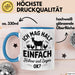 Ziegenbauer Ziegen Tier Tasse Geschenk Lustige Geschenkidee Spruch Ich Mag Halt Einfach Hühner Und Ziegen Blau Trendation
