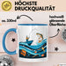 Angler Tasse Geschenk Lustige Geschenkidee Spruch Für Angel Liebhaber Blau Trendation