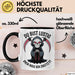 Sensenmann Tasse Geschenk Lustige Geschenkidee Spruch Du Bist Lustig Dich Hole Ich Zuletzt! Schwarz Trendation