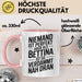 Bettina Tasse Geschenk Niemand Ist Perfekt Bettina Verdammt Nah Dran Geschenkidee Rosa Trendation
