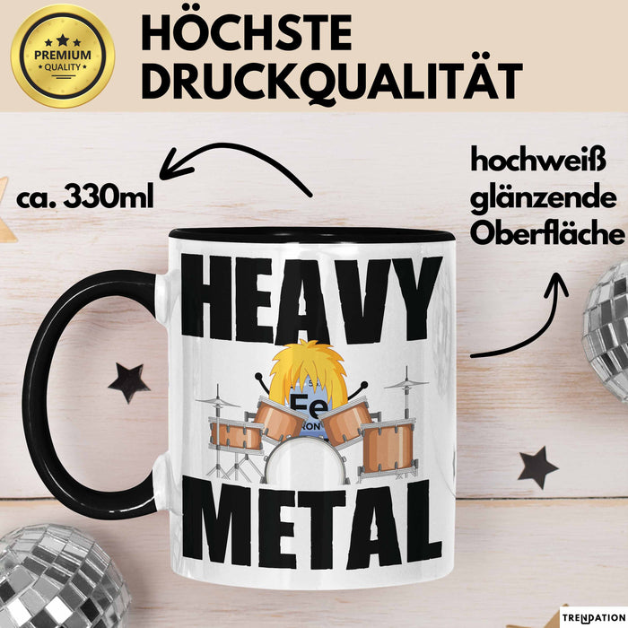Chemiker Tasse Geschenk Punk Rock Spruch Geschenkidee Wissenschaftler Schwarz Trendation