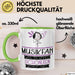 Musikfan Weil Es Keinen Schöneren Beruf Gibt Tasse Geschenk für Eine Musikfan Lustig Grün Trendation