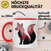 Fuchs Tierliebhaber Tasse Geschenk Lustige Geschenkidee Spruch Rot Trendation