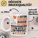 Pilates-Enthusiast Geschenk Tasse Lustiger Spruch Erheben Sie Sich Der Pilates-Enthusiast Betritt den Raum Weiß Trendation