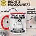 Plattenproduzent Tasse Geschenk für Plattenproduzent Der Mann Der Alles Kann Geschenkidee zum Geburtstag Rot Trendation