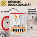 Neffe Geschenk Tasse So Gut Kann Nur Ein Neffe Aussehen Geschenkidee Kaffee-Becher Rot Trendation