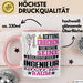 Ingenieur Geschenk Tasse Lustiger Spruch Erheben Sie Sich Der Ingenieur Betritt den Raum Rosa Trendation