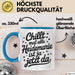 Heidemarie Tasse Geschenk Chillt Mal Alle Heidemarie Ist Ja Jetzt Da Geschenkidee Becher mit Name Blau Trendation