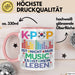 KPop Tasse Geschenk Musik Leben Spruch Geschenkidee für Fans Rosa Trendation