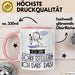 Geschenk für Schriftstellerin Tasse Lustige Geschenkidee Geburtstag Ich Bin Schriftstellerin Ich Darf Das Rosa Trendation