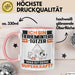 Tierheimunterstützer Tasse Geschenk für Tierheimunterstützer Geburtstag Lustiger Spruch Kaffee-Becher Was Ist Deine Superkraft Rosa Trendation