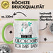 Geschenk für Geologin Tasse Lustige Geschenkidee Geburtstag Ich Bin Geologin Ich Darf Das Grün Trendation