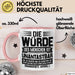 Jura Tasse Geschenk Die Würde Des Menschen Ist Unantastbar Geschenkidee Jurist Juristin Anwalt Becher Rosa Trendation