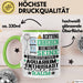 Aquarium-Enthusiast Geschenk Tasse Lustiger Spruch Erheben Sie Sich Der Aquarium-Enthusiast Betritt den Raum Grün Trendation
