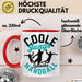 Handball-Spieler Geschenk Tasse Geschenkidee Handball-Spieler Jungs Kaffee-Becher Coole Jungs Spielen Handball Rot Trendation