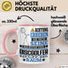 Discgolfer Geschenk Tasse Lustiger Spruch Erheben Sie Sich Der Discgolfer Betritt den Raum Rosa Trendation