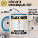 Slackliner Tasse Geschenk für Slackliner Der Mann Der Alles Kann Geschenkidee zum Geburtstag Blau Trendation