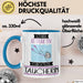 Taucherin Tasse Geschenk Becher Stark Attraktiv Furchtlos Taucherin Lustige Geschenkidee Blau Trendation