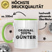 Guenter Tasse Original 100% Guenter Geschenk Grün Trendation