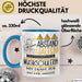 Musikschülerin Tasse Geschenk Lustig Abstand Halten Hochleistungs-Musikschülerin Mit Drang Zur Perfektion Bei Der Arbeit Blau Trendation