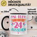 24er Geburtstag Tasse Geschenk Frauen So Gut Kann Man Mit 24 Aussehen Geschenkidee Geburtstag Trendation