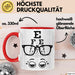 Optiker Tasse Geschenk Lustige Geschenkidee Spruch Für Seh Experten Rot Trendation