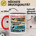 Schwangerschaft Verkünden 2025 Tasse Geschenk Mann Vorhersage für 2025 Schmutzige Windeln Schlaflose Nächte Kaffee-Becher Rot Trendation